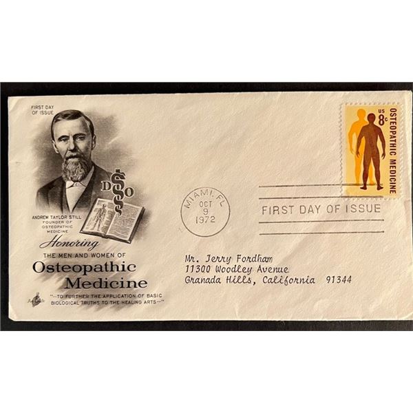 Osteopathic Medicine First Day Cover
