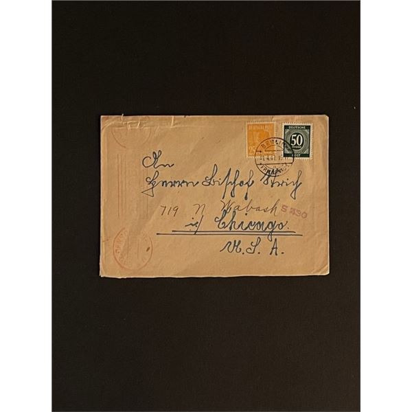 Vintage Germany Stamped Envelope
