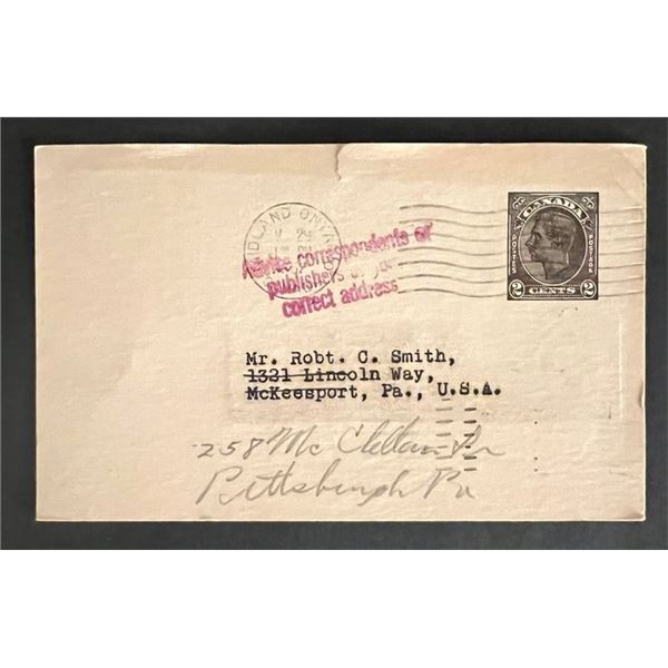 United States 1952 post card