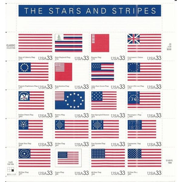 The Stars and Stripes Stamps