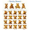 Image 1 : Teddy Bears stamp sheet 20 x 37 cent stamps