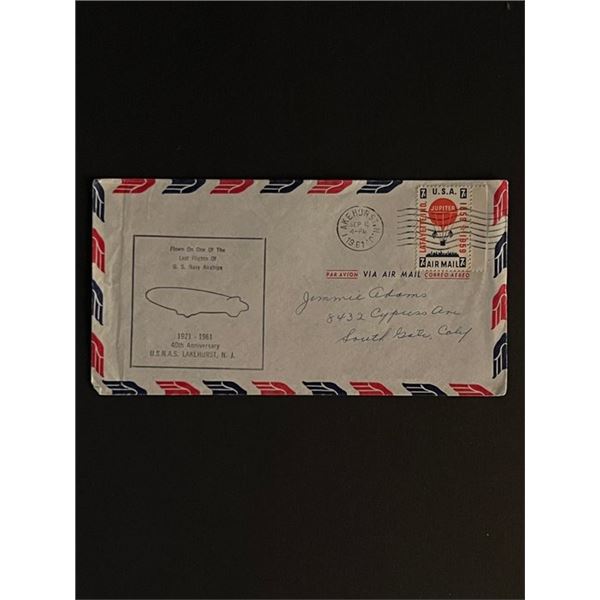 1961 40th Anniversary USNAS Lakehurst New Jersey First Day Cover
