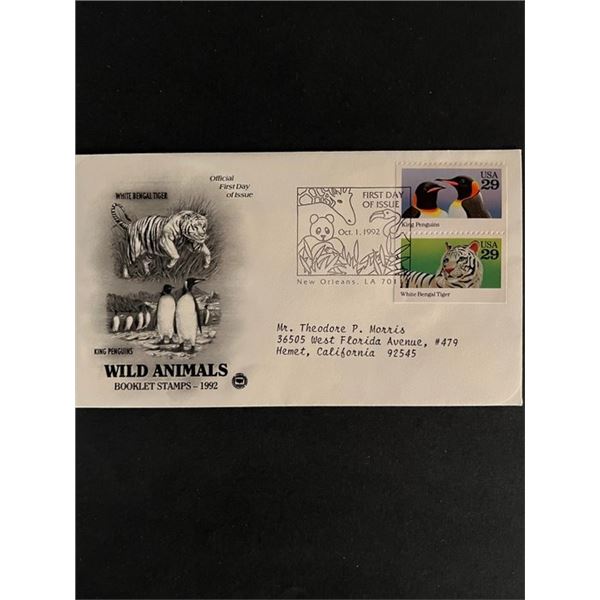 Wild Animals First Day Cover