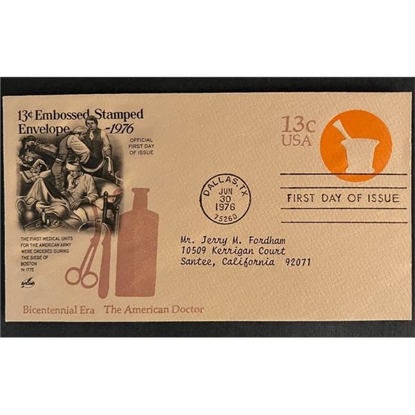 The American Doctor First Day Cover