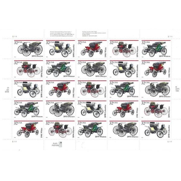 Antique Automobiles Stamps