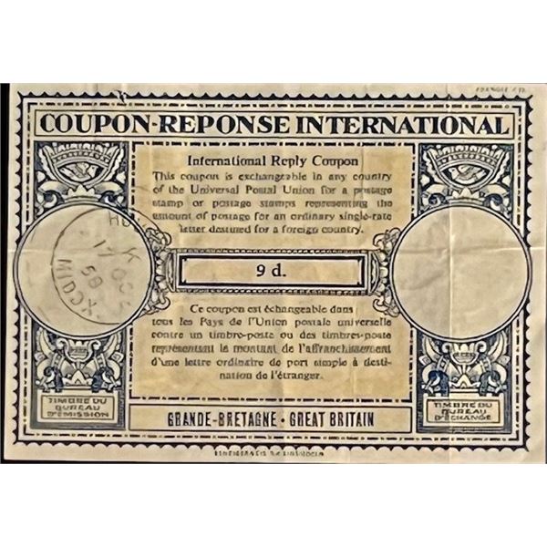 Vintage International Reply Coupon