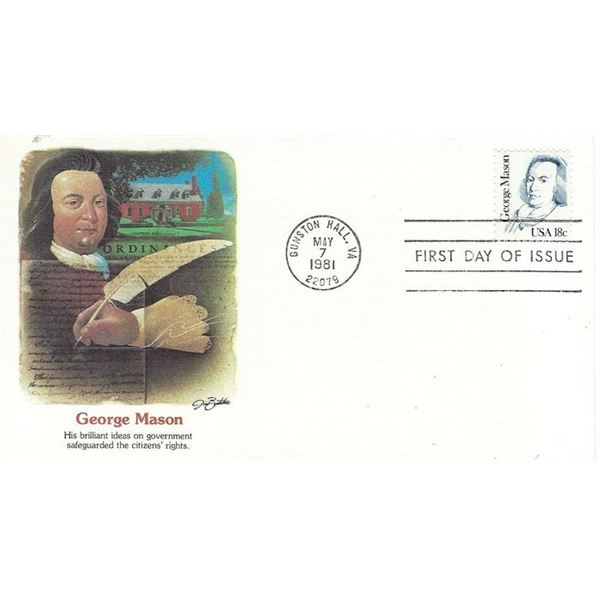 George Mason FDC