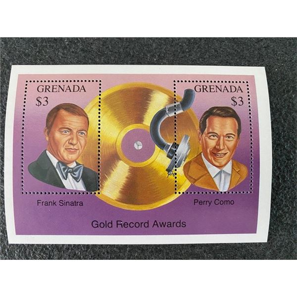 1993 Gold Record Awards souvenir stamp sheet