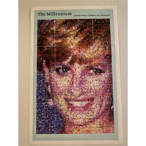 Diana, Princess of Wales, commemorative stamp sheet