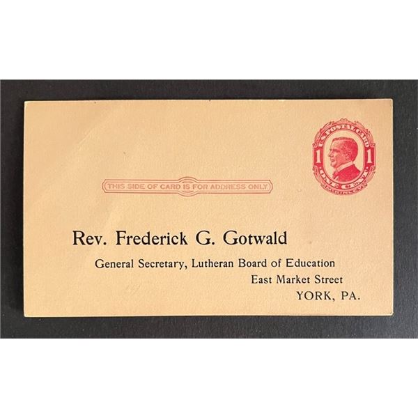 United States 1913 post card