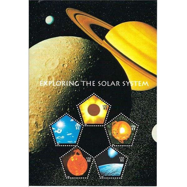 Exporling the Solar System USA Stamp Sheet