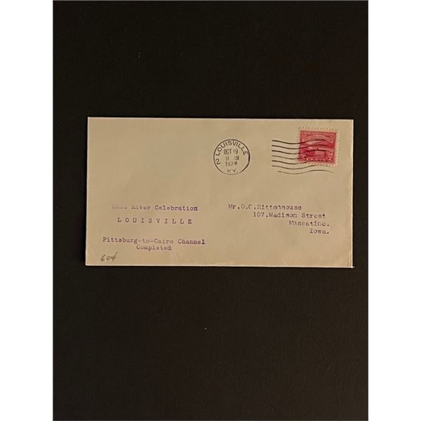 1929 Louisville Kentucky First Day Cover
