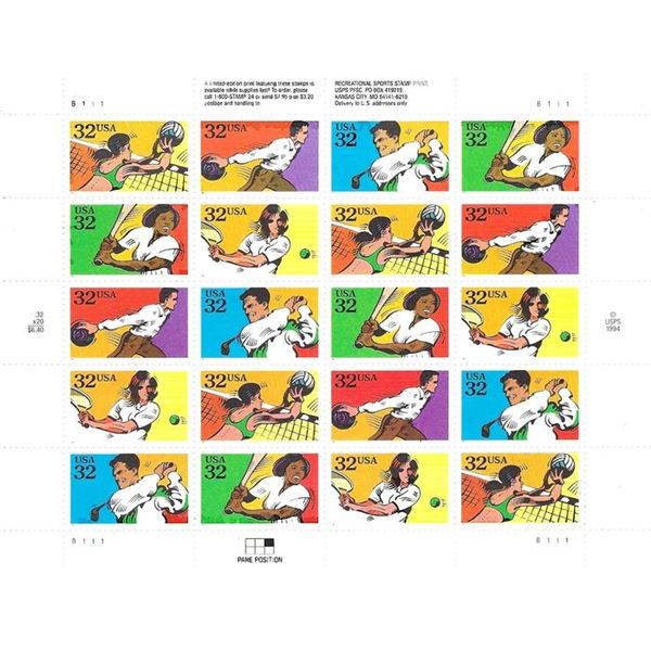 Recreational Sports Stamps