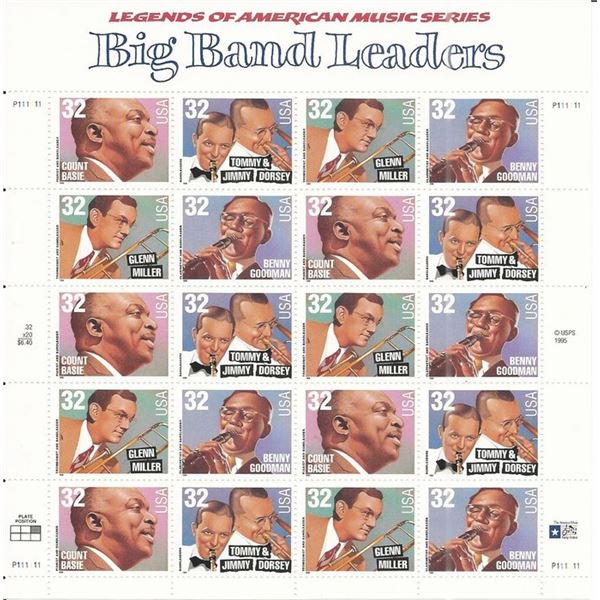 Big Band Leaders Stamps