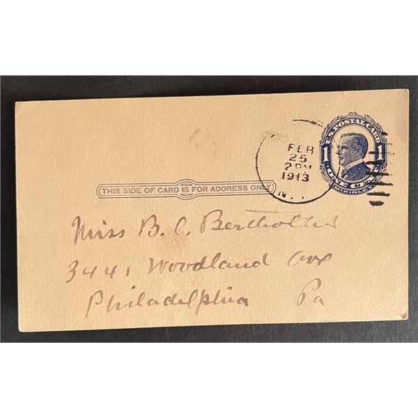 United States 1913 post card