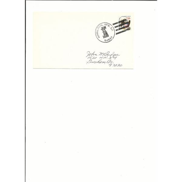 Hamilton, AFB, CA - First Day Cover - 1976