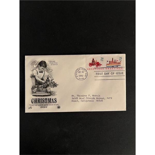 Christmas First Day Cover