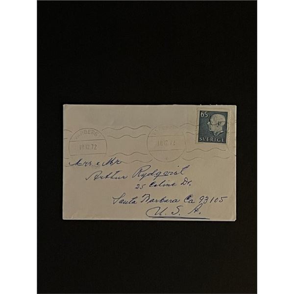 1972 Sweden Stamped Envelope