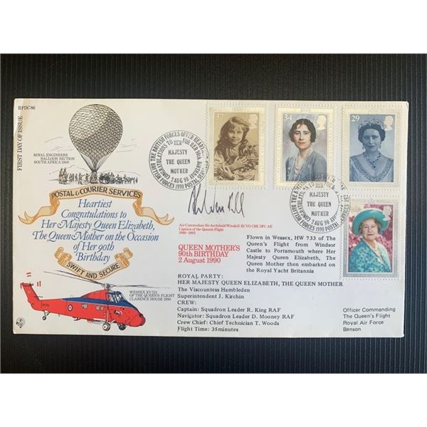 Archibald Winskill signed first day cover