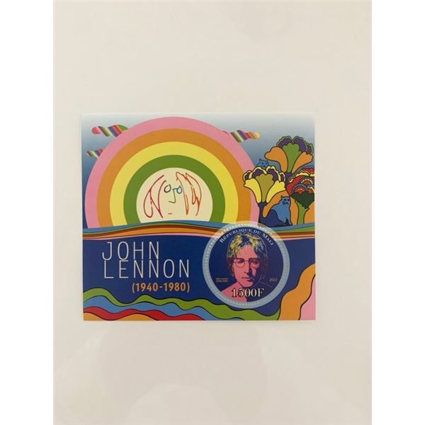John Lennon Commemorative Souvenir Stamp