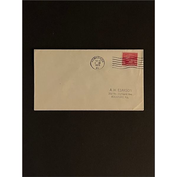 1929 Homestead Pennsylvania First Day Cover