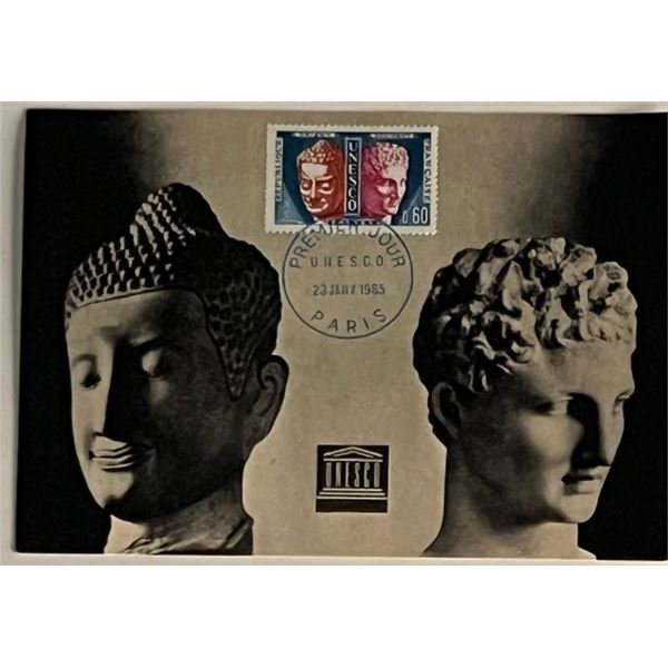 1965 stamped Paris, France Postcard