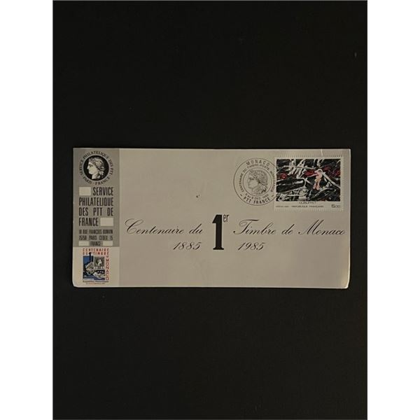 1985 Monaco France First Day Cover