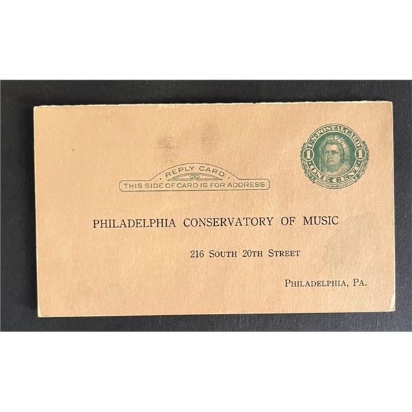 United States 1900s post card