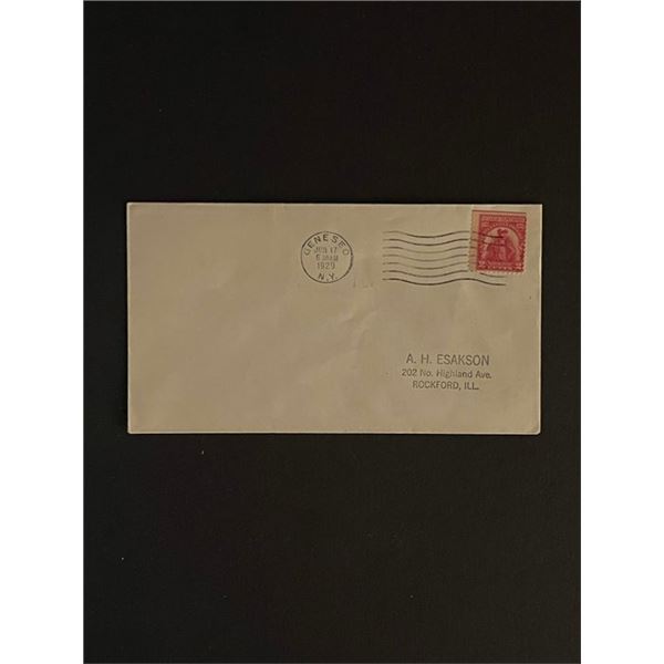 1929 New York First Day Cover