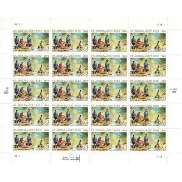 California Gold Rush Stamps