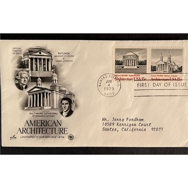 American Architecture First Day Cover