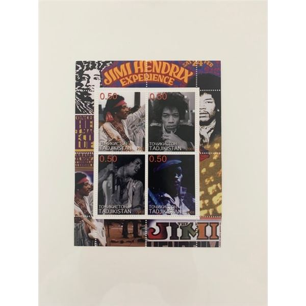 Jimi Hendrix Experience Commemorative Souvenir Stamp Set