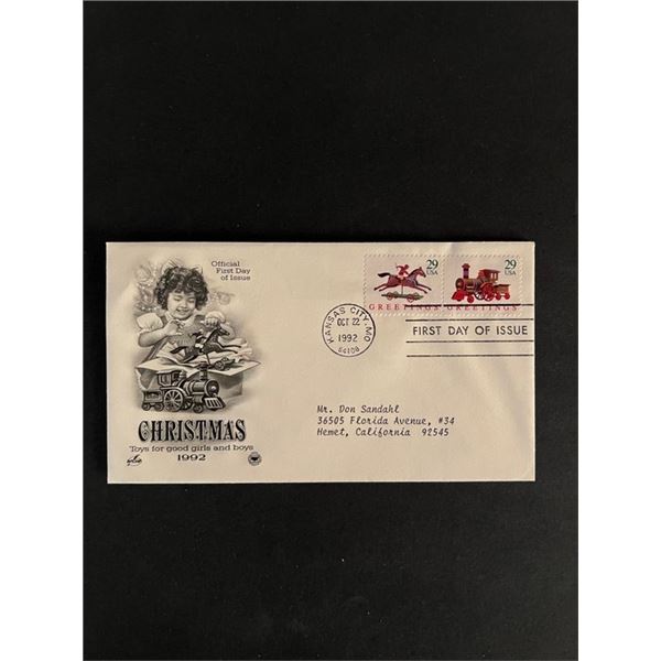 Christmas First Day Cover