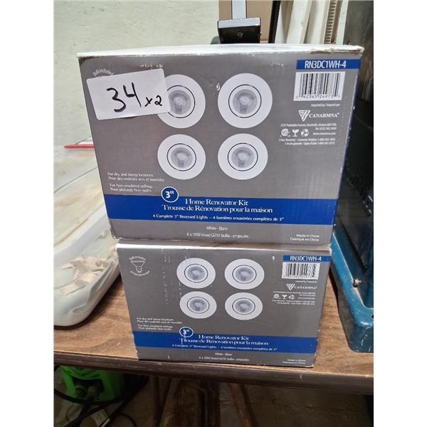 2 OF 3IN HOME POT LIGHT KIT