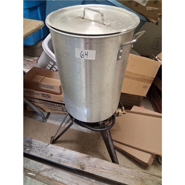 PORTABLE PROPANE BRUNER AND POT