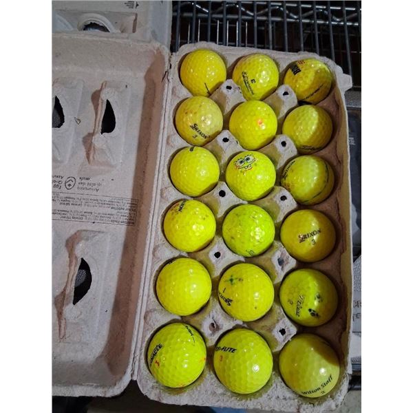 18 GOLF BALLS
