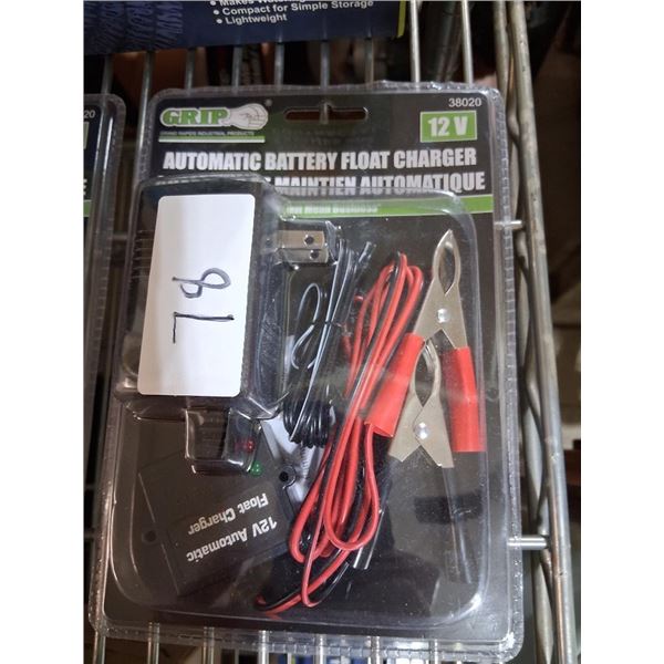 AUTOMATIC BATTERY FLOAT CHARGER
