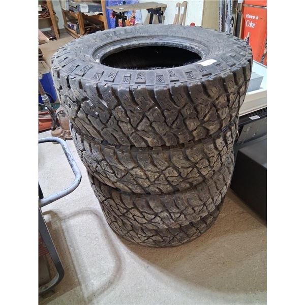 SET OF 4 LT245/75R16 TIRES