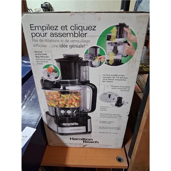 HAMILTON BEACH FOOD PROCESSOR