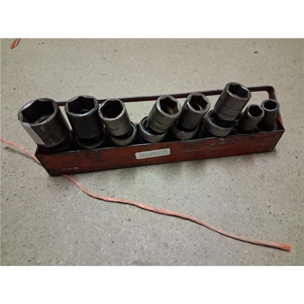8PC SNAP-ON 1/2IN SWIVEL SOCKETS