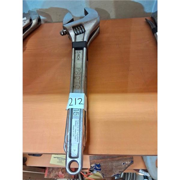 3 LARGE ADJUSTABLE WRENCHES