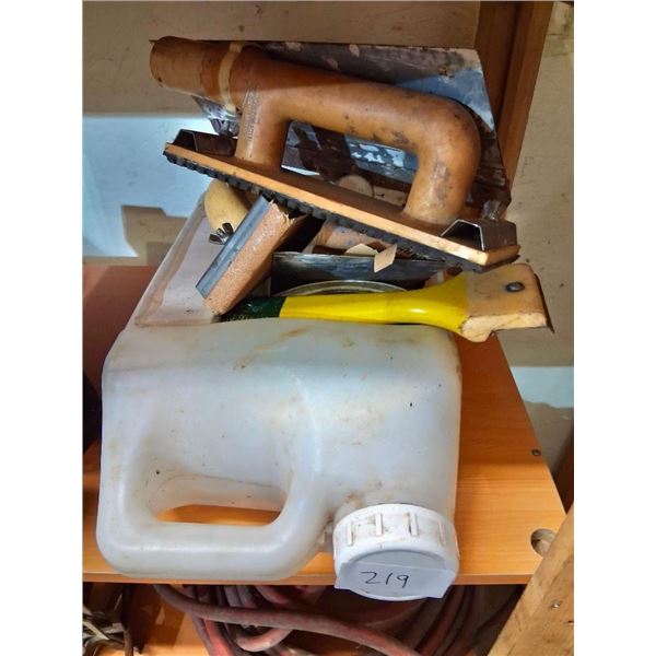 BOX LOT OF PAINTING AND DRYWALL SUPPLIES