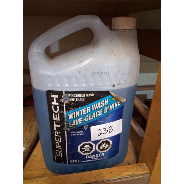 3/4 BOTTLE OF WINTER WINDSHIELD WASH