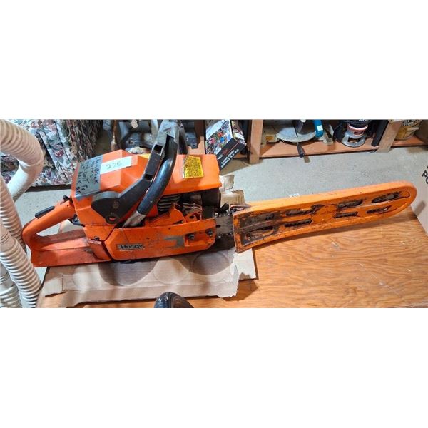 16IN HUSKY GAS CHAINSAW - WORKS