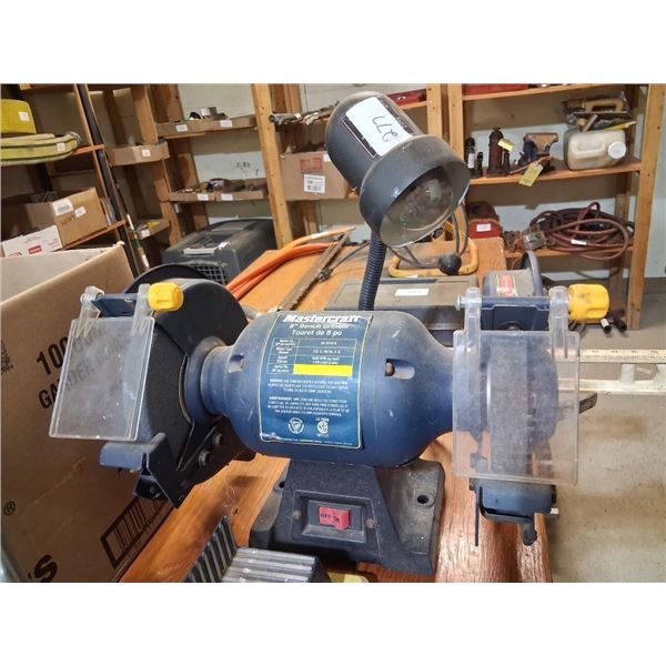 8IN MASTERCRAFT BENCH GRINDER