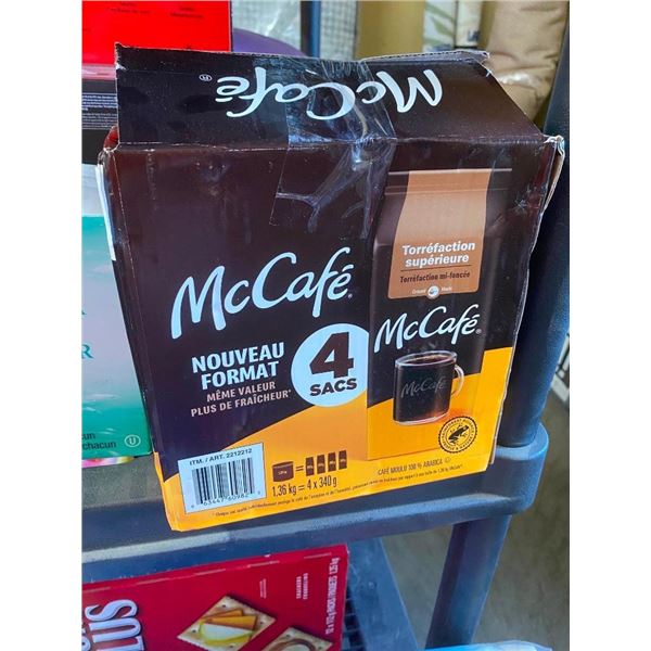4 BAGS OF McCAFE COFFEE