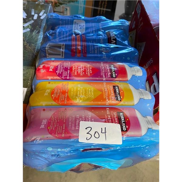 24 BOTTLES OF SPARKLING FLAVOURED WATER