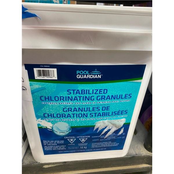18KG OF STABILIZED CHLORINATION