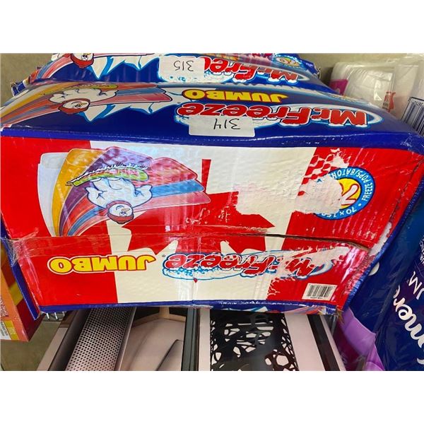 APPROX. 70 JUMBO MR FREEZE