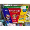 Image 1 : 18 CUPS OF ASSORTED CEREAL